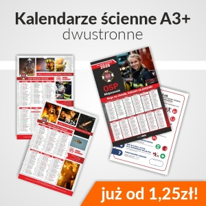 Kalendarze strazackie scienne a3 drukowane