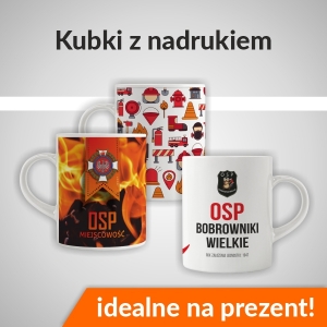 Kubki strazackie z nadrukiem