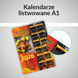 kalendarz strazacki listwowany a1 drukowany