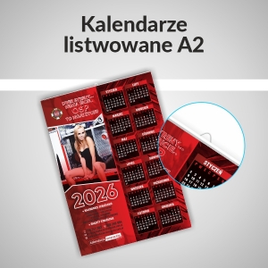 kalendarz strazacki listwowany drukowany