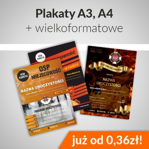 Plakaty strazackie a3 i a4 druk