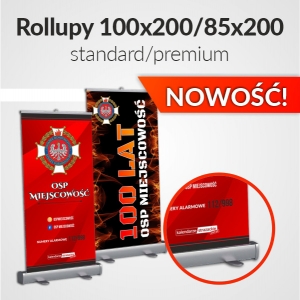 Rollupy strażackie druk