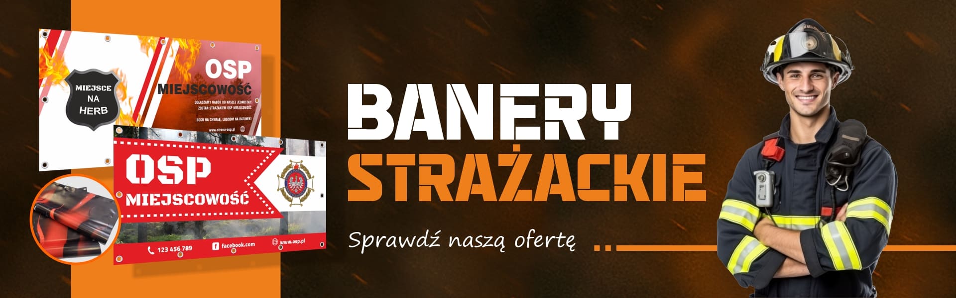Banery strażackie oferta
