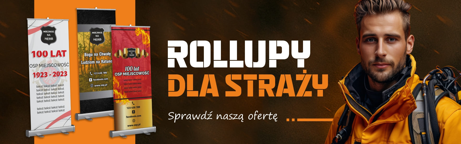 Rollupy strażackie oferta