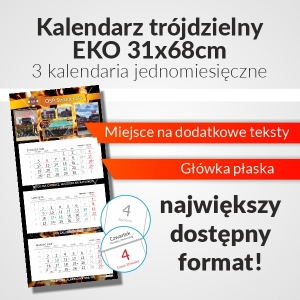 kalendarz trójdzielny strażacki